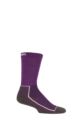 UpHillSport 1 Pair Made in Finland Hiking Socks - Purple / Brown