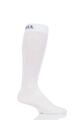 Mens and Ladies 1 Pair UpHill Sport Course”Riding 3 Layer L2 Socks - White