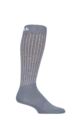 Mens and Women's 1 Pair UpHillSport "Winter Course" 3 Layer L3 Horse Riding Socks - Grey