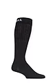 Mens and Women's 1 Pair UpHillSport "Winter Course" 3 Layer L3 Horse Riding Socks - Black