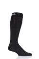 Mens and Ladies 1 Pair UpHillSport  "Winter Course” 3 Layer L3 Horse Riding Socks - Black