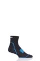 Mens and Ladies 1 Pair UpHill Sport Front Running L1 Socks - Black