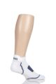 UpHill Sport 1 Pair Made in Finland Extra Fit Low Trainer Socks - White