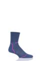 Mens and Ladies 1 Pair UpHillSport Ruija Hiking L2 Socks - Blue / Pink