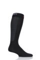 UpHill Sport 1 Pair Made in Finland 3 Layer Ice Hockey Socks with Kevlar - Black