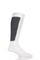 UpHill Sport 1 Pair Made in Finland 3 Layer Ice Hockey Socks with Kevlar - Off White