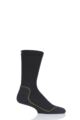 Mens and Ladies 1 Pair UpHillSport Ukko Hunting 4 Layer M4 Socks - Black