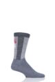 Mens and Ladies 1 Pair UpHill Sport “Rokka” Trekking 3 Layer L4 Socks - Grey / Black