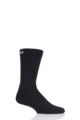 Mens and Ladies 1 Pair UpHillSport "Kaldo" Hunting H5 Boot Socks - Black