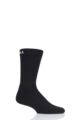 Mens and Women's 1 Pair UpHillSport "Kaldo" Hunting H5 Boot Socks - Black