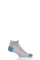 UpHill Sport 1 Pair 3 Layer Low Cut Golf Trainer Socks - Grey
