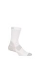 UpHill Sport 1 Pair 3 Layer Golf Socks - White