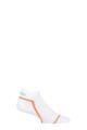 UpHill Sport 1 Pair 3 Layer Low Cut Spinning Bike Trainer Socks - White