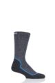 Mens and Ladies 1 Pair UpHill Sport Suomu Mountain 4 Layer H5 Socks - Dark Grey