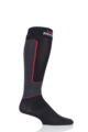 Mens and Ladies 1 Pair UpHill Sport “Pro” Anti-cut Ice Hockey L1 Socks - Black