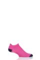 Mens and Ladies 1 Pair UpHillSport “Trail” Low Running L1 Socks - Pink / Black