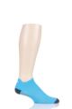 Mens and Ladies 1 Pair UpHillSport “Trail” Low Running L1 Socks - Turquoise / Black