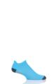 Mens and Ladies 1 Pair UpHillSport “Trail” Low Running L1 Socks - Turquoise / Black