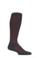 Mens and Women's 1 Pair UpHillSport "Aarea" Hunting 4 Layer H4 Socks - Brown