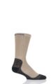 Mens and Ladies 1 Pair UpHill Sport Recon Tactical 4-Layer M5 Socks - Khaki