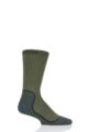 Mens and Ladies 1 Pair UpHill Sport Recon Tactical 4-Layer M5 Socks - Green