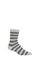 UphillSport 1 Pair Sanki Upcycled Cotton Socks - Dark Grey / Grey