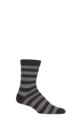 UphillSport 1 Pair Vakka Merino Everyday Comfort Socks - Grey / Black