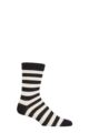 UphillSport 1 Pair Vakka Merino Everyday Comfort Socks - White / Black
