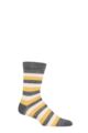 UphillSport 1 Pair Aito Merino Everyday Comfort Socks - Grey / Yellow / White