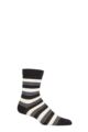 UphillSport 1 Pair Aito Merino Everyday Comfort Socks - Grey / White / Black