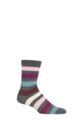 UphillSport 1 Pair Kuru Merino Everyday Comfort Socks - Grey / Pink