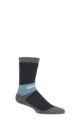 UpHillSport 1 Pair Vaaru 4 Layer Merino Wool Trekking Socks - Black