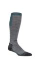 UpHillSport 1 Pair Ouna 4 Layer Merino Wool Compression Ski Socks - Grey