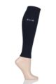 Ladies 1 Pair Elle Milk Compression Calf Sleeves - Navy