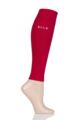 Ladies 1 Pair Elle Milk Compression Calf Sleeves - Red