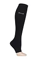 Women's 1 Pair Elle Milk Compression Open Toe Socks - Black