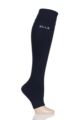 Women's 1 Pair Elle Milk Compression Open Toe Socks - Navy