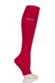 Ladies 1 Pair Elle Milk Compression Open Toe Socks - Red