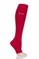 Women's 1 Pair Elle Milk Compression Open Toe Socks - Red