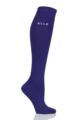 Ladies 1 Pair Elle Milk Compression Socks - Purple