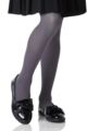 Girls 1 Pair Elle 40 Denier Opaque Tights - Grey