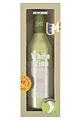EAT MY SOCKS 1 Pair Wine Bottle Cotton Socks - White Wine