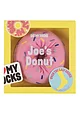 EAT MY SOCKS 1 Pair Donut Cotton Socks - Strawberry