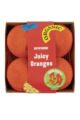 EAT MY SOCKS 2 Pair Juicy Oranges Cotton Socks - Oranges