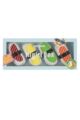 EAT MY SOCKS 2 Pair Sushi Box Cotton Socks - Nigiri