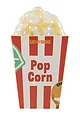EAT MY SOCKS 1 Pair Popcorn Cotton Socks - Cinema Popcorn