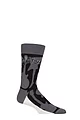 SOCKSHOP Music Collection 1 Pair Eric Clapton Cotton Socks - Guitars Grey