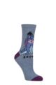 Women's 1 Pair SOCKSHOP Winnie the Pooh Eeyore Cotton Socks - Multi