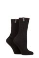 Ladies 2 Pair Pringle Classic Boot Socks - Black