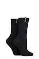Women's 2 Pair Pringle Classic Boot Socks - Navy